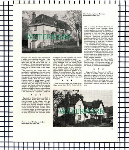 (169) Great Warley Essex Warley Franks The Goldings Blake Cottage - 1964 Article