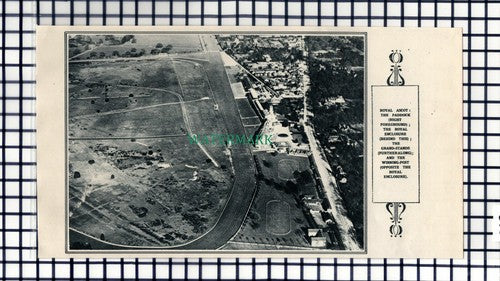 Royal Ascot Aerial View - 1929 Cutting