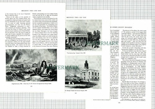 (6612) Brighton Sussex - 1954 Article