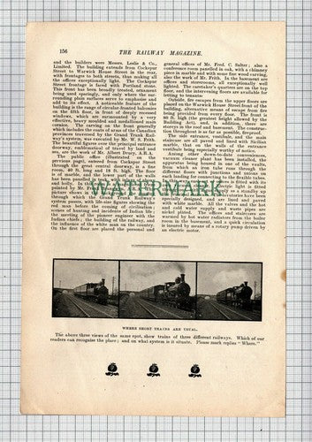 C6665) The Grand Trunk Railway Mr Fred Salter - 1909 Article