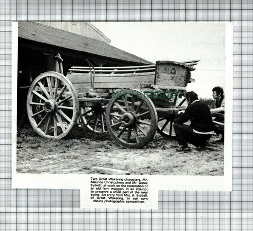(6635) Wakering Essex Maurice Christophers Derek Everett - 1973 Cutting
