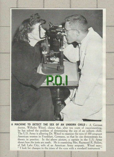 Wilhelm Witzel Mrs Raymond R Holien Salt Lake City - 1950 Small News Clipping