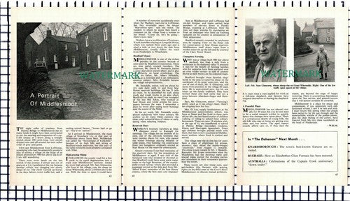 (8098) Middlesmoor Alfred Evans Swindells Sam Glencorse -1970 Small Article