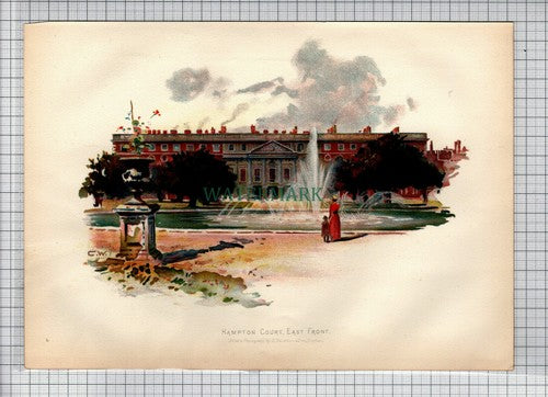 (7652) HAMPTON COURT - c.1910 Print
