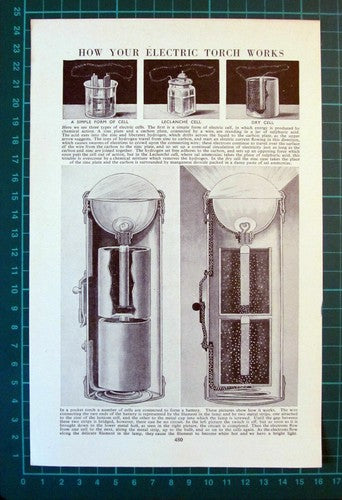(6046) How The Electric Torch Works - c.1950s Cutting