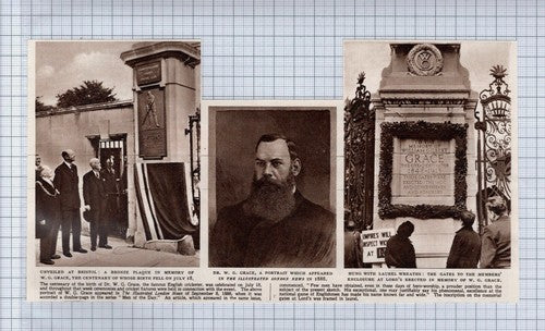 W G Grace Cricketer Centenary Lord's Cricket - 1948 News Clipping