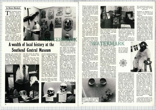 Southend Central Museum Essex Len Halliwell - 1982 Article / Print