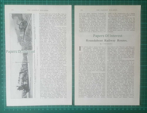 The Temiskaming & Northern Ontario Railway Canada -1932 Article