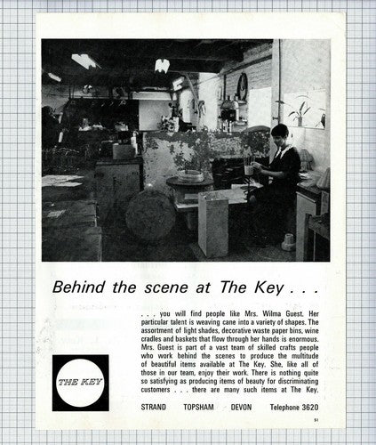 (6301) The Key Topsham Devon Mrs Wilma Guest - 1968 Clip