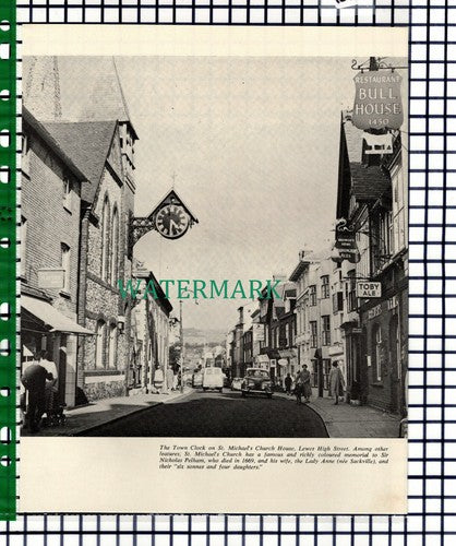 Lewes Sussex High Street Brewer's Arms - 1965 Cutting / Print
