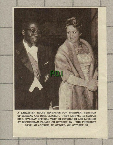(5167) President Senghor of Senegal Lancaster House London 1961 Clip