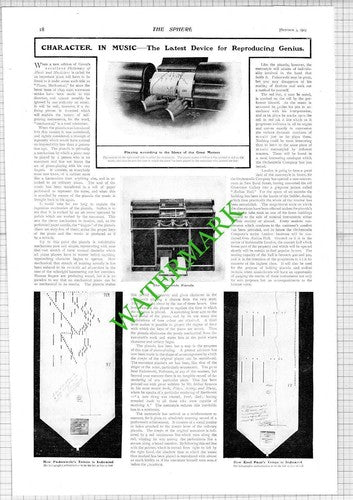 The Metrostyle Pianola - 1903 News Page / Print
