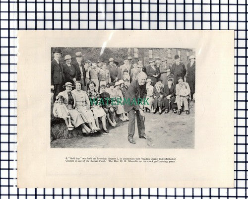 (7780) Yeadon Methodist Church Rev H R Glanville - 1936 Cutting