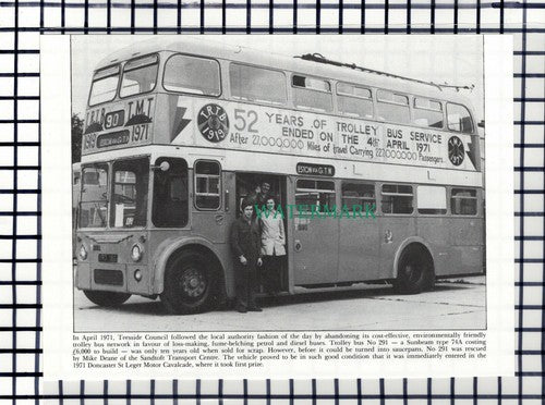 C7303) Trolley Bus No 291 Mike Deane Sandtoft Transport Centre - Cutting