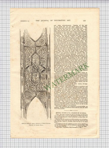 New CRAIG House Asylum Edinburgh James Clark - 1894 Article