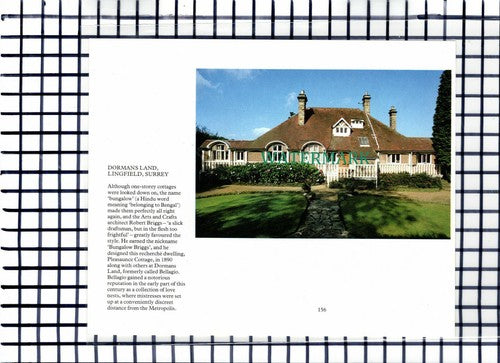 C7064) Dormans Land Lingfield Pleasaunce Cottage - 1980s Cutting