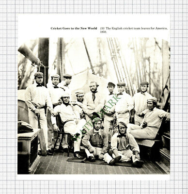 9051) English Cricket Team From 1859 - Cutting