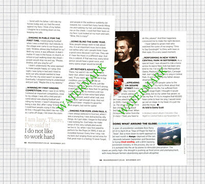 Andrea Bocelli - 2011 Article