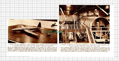 C5560) Brabazon 1 Mock Up Bristol Type 167 - 1945 Cutting
