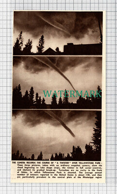 C3629) Yellowstone Park Twister Idaho - 1950 Clip