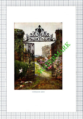 Stoneleigh Abbey - c.1920s Small Book Print