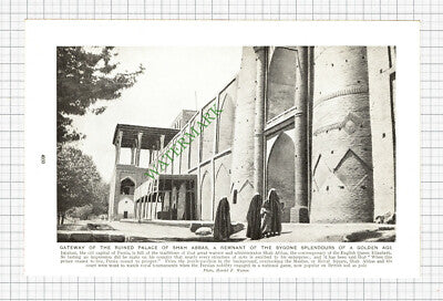 Palace Of Shah Abbas - c.1930s Cutting / Print