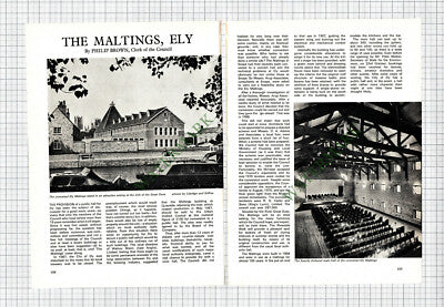 9139) The Maltings Ely - 1972 Article