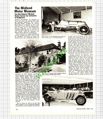 The Midland Motor Museum Bob Roberts Michael Barker - 1978 Article