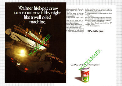Walmer Lifeboat Harry Brown BP Advert - c.1960s 2-Part Cutting