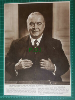 (X283) General Lord Ismay NATO General Secretary - 1954 Clip