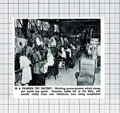 Swansea Toy Factory -1947 SMALL Cutting