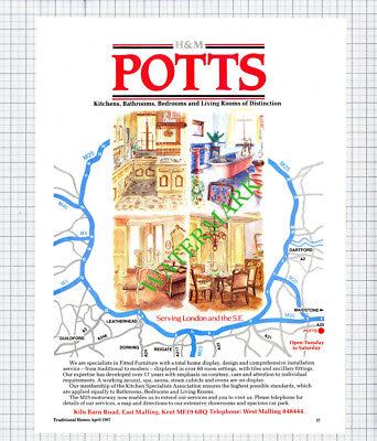 H & M H&M Potts East Malling Kent - 1987 Advert