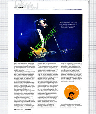 Neil Finn Crowded House - 2001 Article
