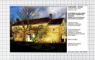 Upton Hampshire House Sale Advert - 1991 Cutting