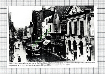 Canterbury High Street Currys Cycles Guildhall Lipton - Cutting