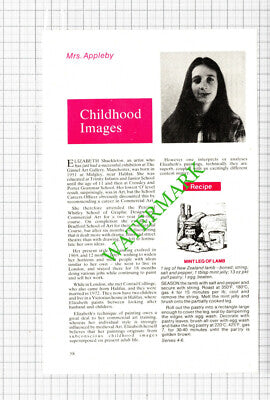 Elizabeth Shackleton Artist Midgley Yorkshire - 1982 Cutting