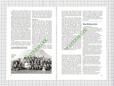 York Sugar Beet Poppleton Selby Factory - 1991 Article