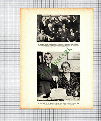 9345) Ben Mollett Horsforth Hobkinson Baldwin Guiseley Pearson - 1938 Cutting