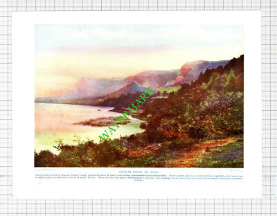 Glencar Lough Co Sligo Ireland M C Green - 1920's Print