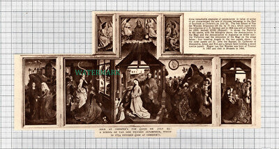 C3184) Earl Of Southesk Paintings Sell At Christie's - 1948 Cutting