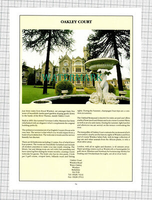 (7148) Oakley Court Windsor - c.1990s Cutting