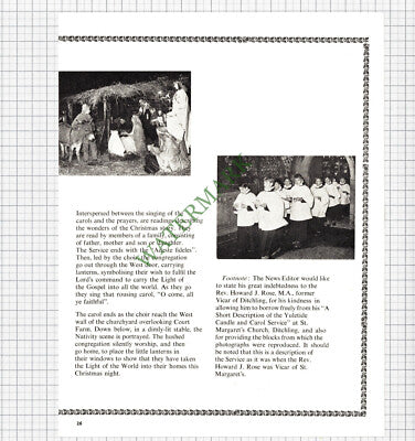 9455) Ditchling Sussex Rev Howard Rose St Margaret's Church - 1965 Article