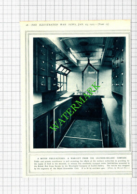 Leather-Sellers Company WW1 British Red Cross Field Kitchen -1915 Cutting
