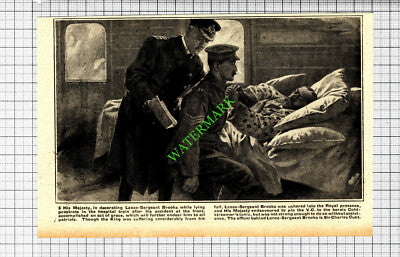 Lance Sgt Brooks Coldstream Sir Charles Cust Great War - 1915 Cutting