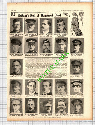 Douglas-Hamilton 6th Cameron Gaisford 7th Seaforth Vyner WW1 - 1915 Cutting