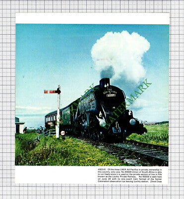 LNER A4 Pacific No 60009 Union Of South Africa Lochty Railway - c.1971 Cutting