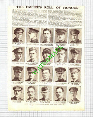 William RG Pearson RAF George Pauling Abergavenny Walter Crick - 1918 Cutting