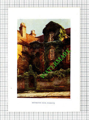 Restoration House Rochester Kent - c.1910 Small Print