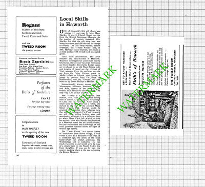 Firth's Of Haworth Tweed Room Mrs Ada Firth Mary Hartley - 1971 2-Part Cutting