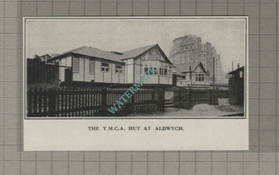 C3872) The YMCA Hut At Aldwych World War One WW1 -1916 Clip